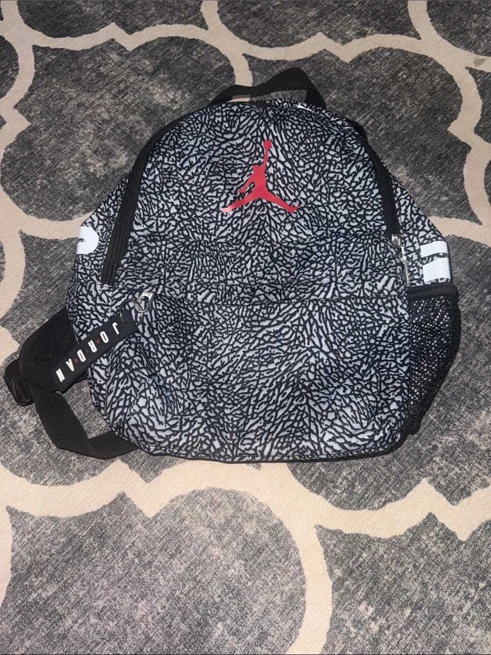 NIKE Air Jordan Mini Backpack Travel Bag Elephant Print